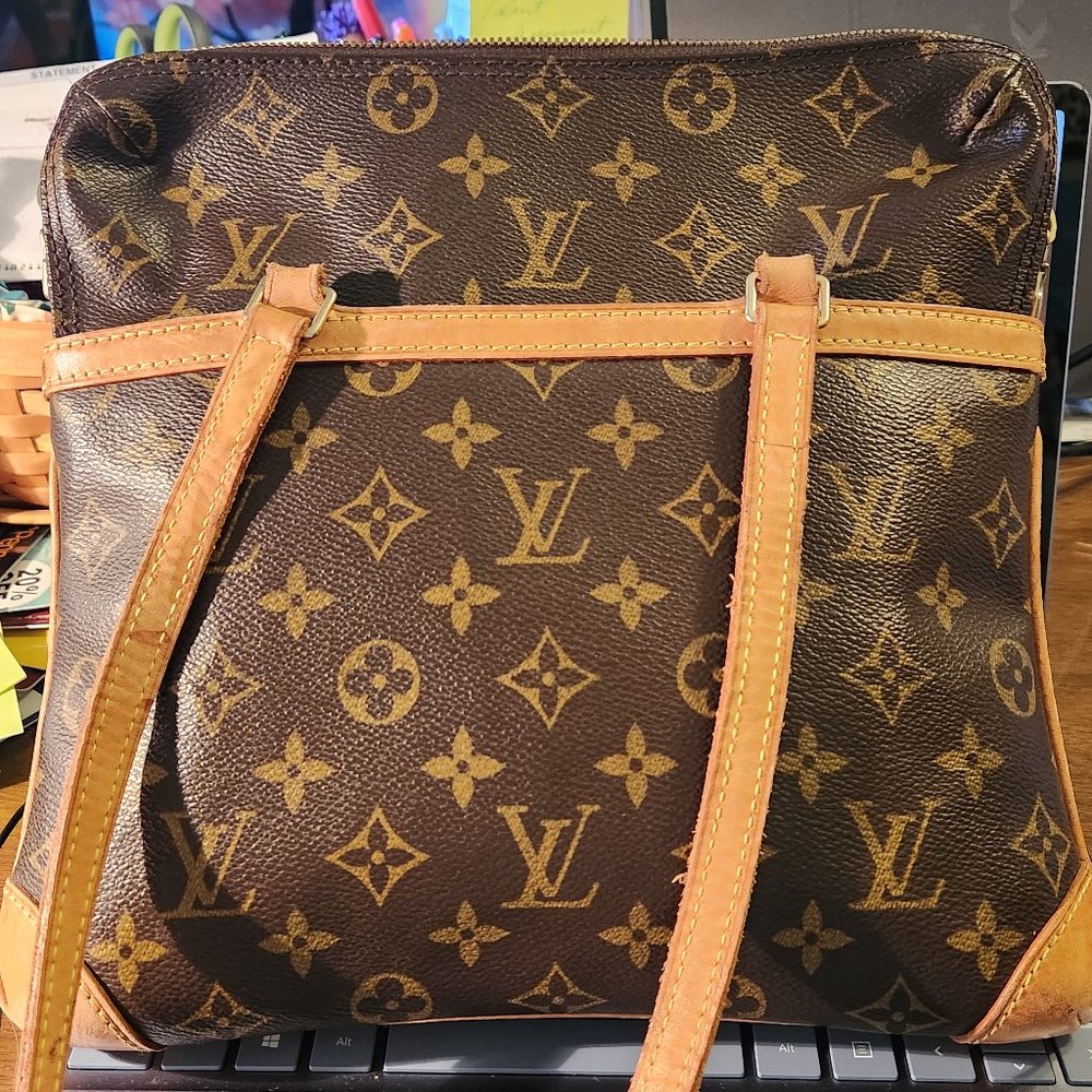 Brown Louis Vuitton Monogram Coussin